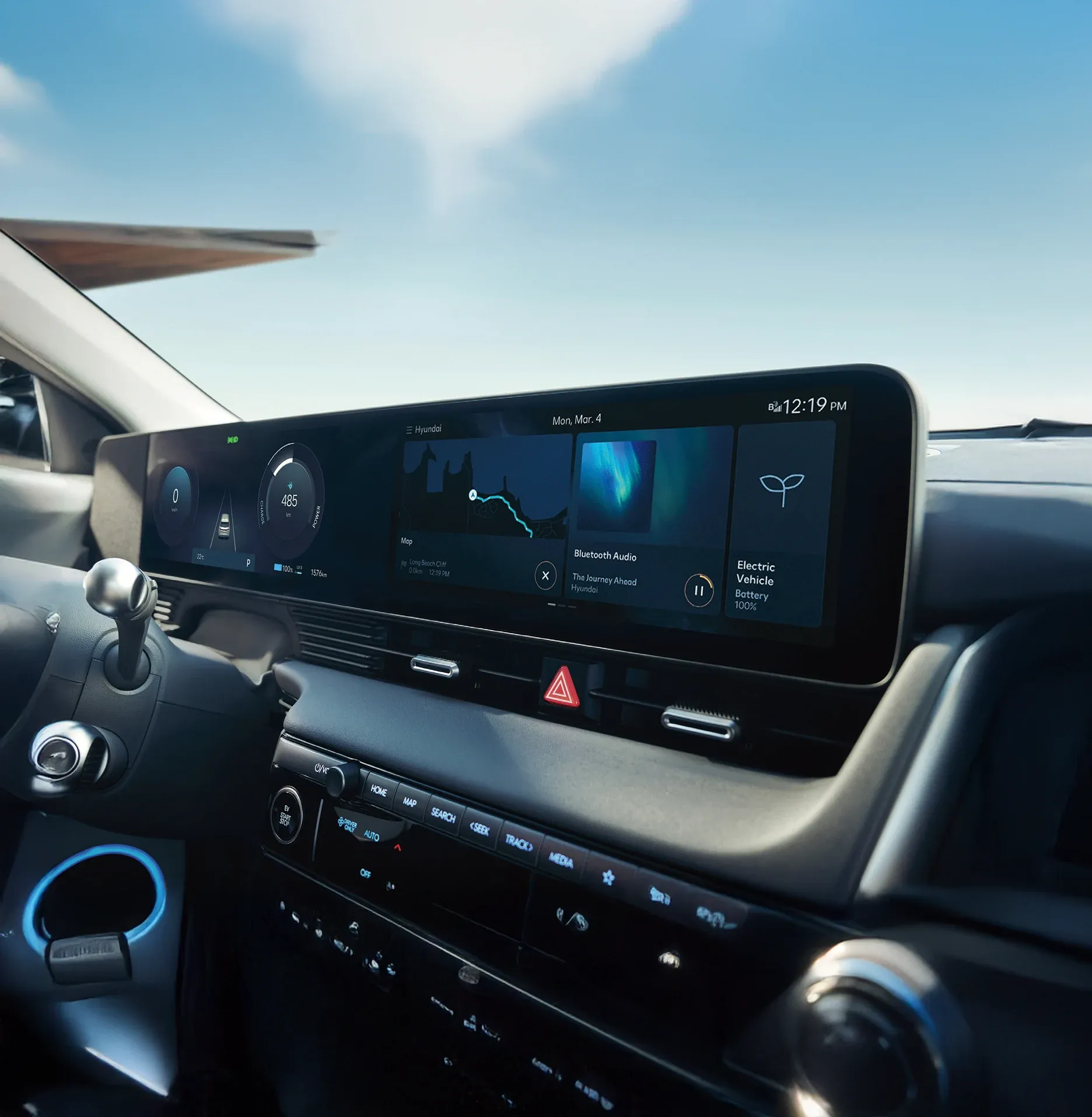 Black-framed integrated display