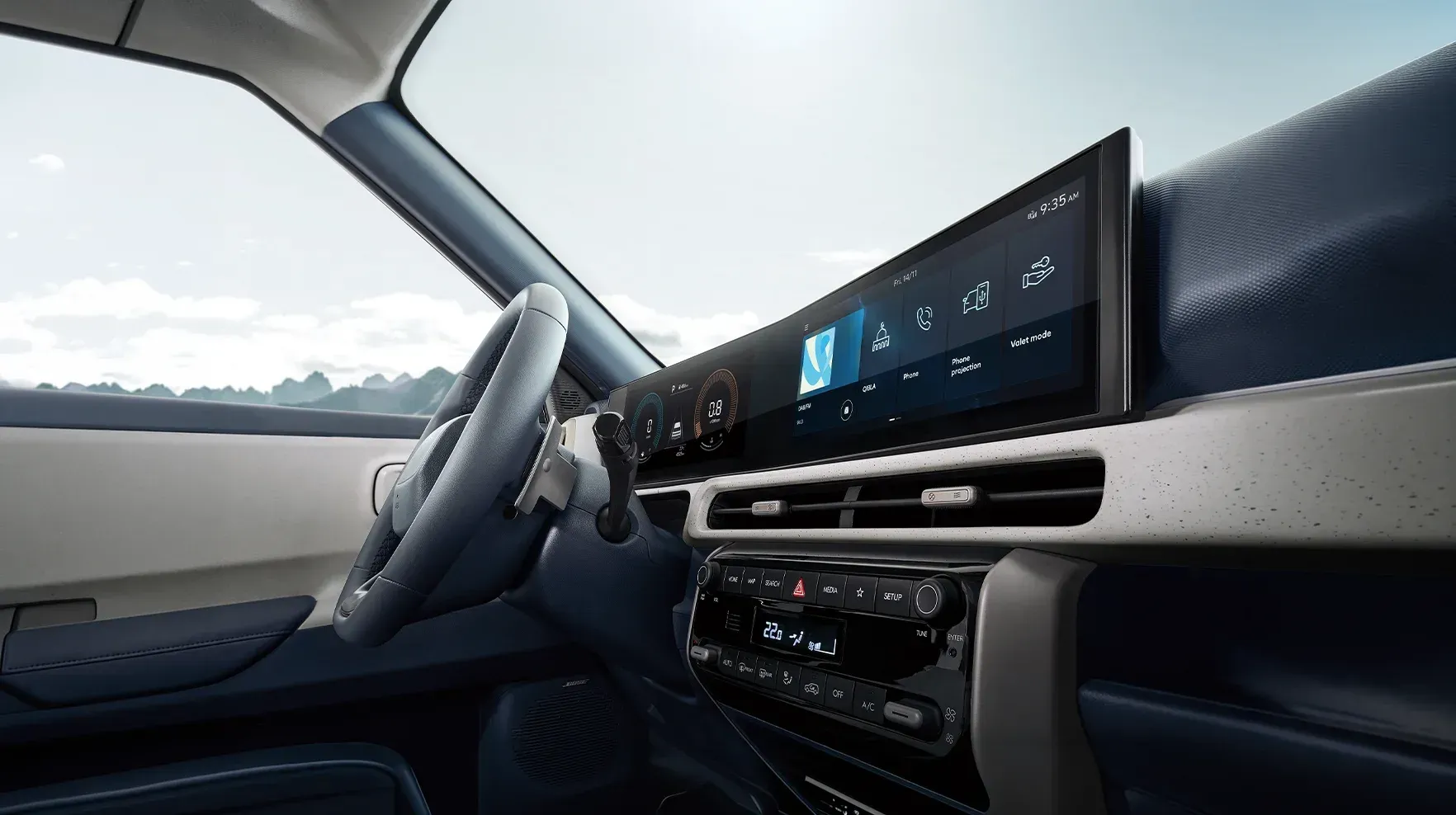 Panoramic Driver Display
